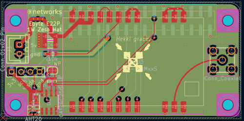 Screenshot of the PCB layout.