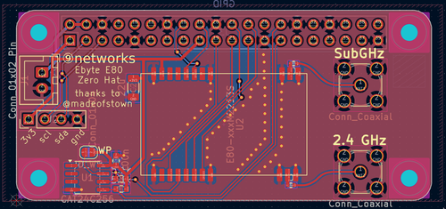 Screenshot of the PCB layout.